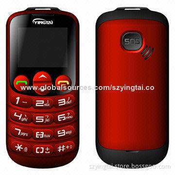 Low-end big button emergency/SOS GSM phones for old people